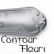 Contour Fleuri Satin  - 18/10 Stainless steel table cutlery - Made in France