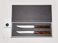 SIGNATURE Collection Jean-Philip Orf�vre -Ironwood handles- Box of 2 steak knives 