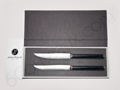 SIGNATURE Collection Jean-Philip Orf�vre -Ebony handles- Box of 2 steak knives 