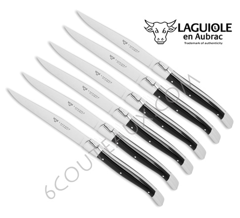Laguiole-En-Aubrac, Coffrets couteaux Laguiole  steak manche Corian